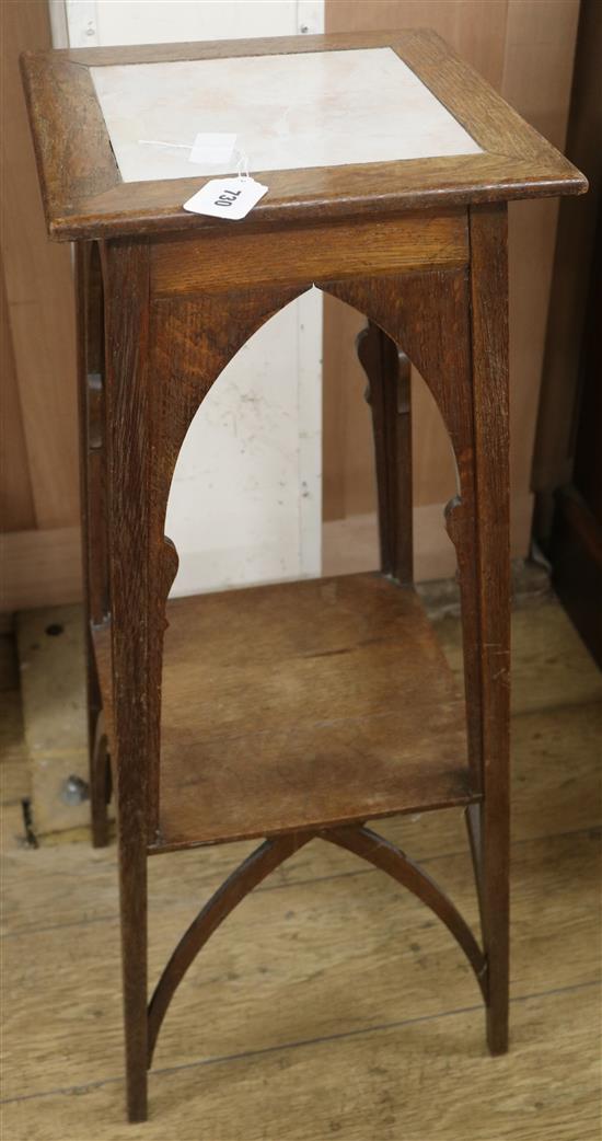 A table plant stand, H.87cm